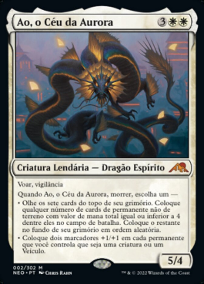 Ao, o Céu da Aurora - Kamigawa: Neon Dynasty