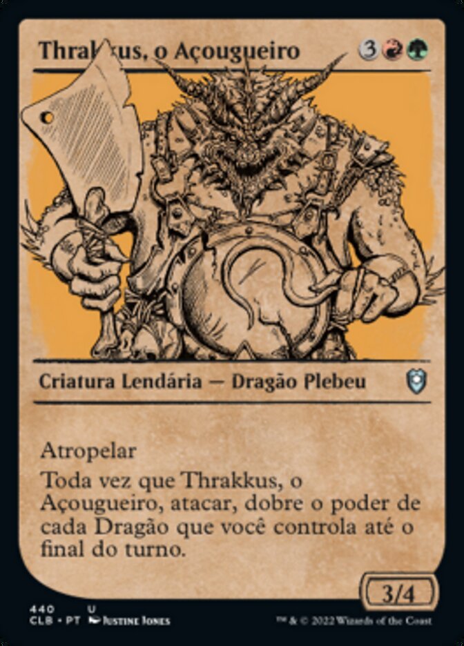 Thrakkus, o Açougueiro - Commander Legends: Battle for Baldur's Gate