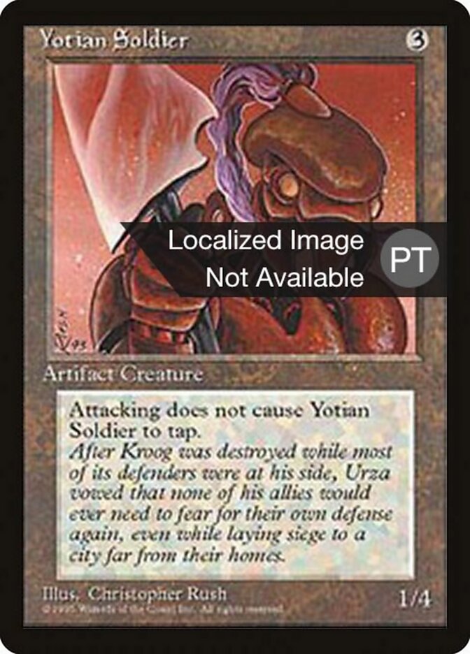 Soldado Yotiano - Fourth Edition Foreign Black Border