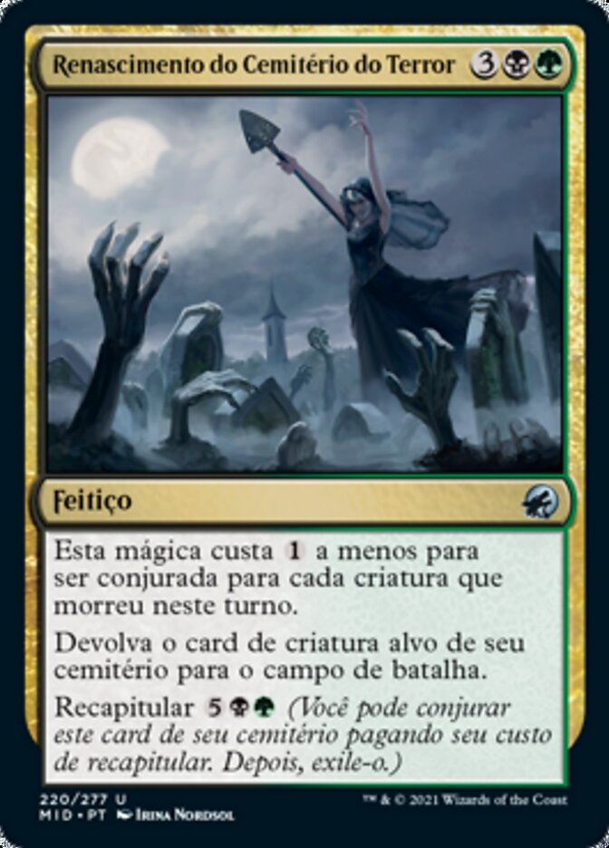 Renascimento do Cemitério do Terror - Innistrad: Midnight Hunt