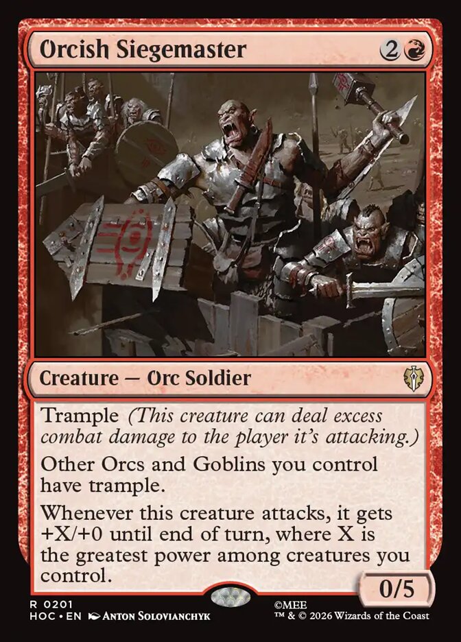 Orcish Siegemaster - The Hobbit Eternal