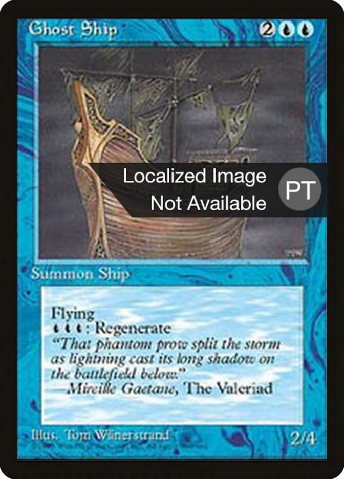 Navio Fantasma - Fourth Edition Foreign Black Border