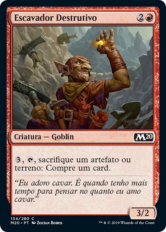 Escavador Destrutivo - Core Set 2020