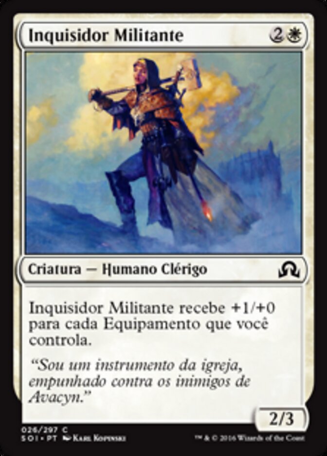 Inquisidor Militante - Shadows over Innistrad