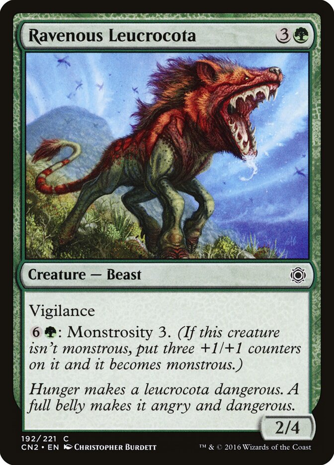 Ravenous Leucrocota - Conspiracy: Take the Crown