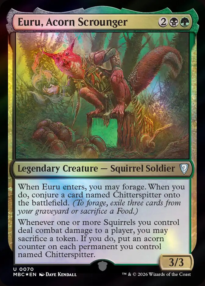 Euru, Acorn Scrounger - Mystery Booster Commander Edition
