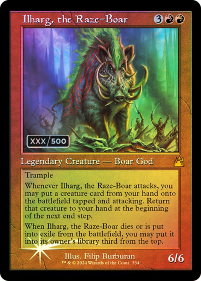 Ilharg, the Raze-Boar - Ravnica Remastered