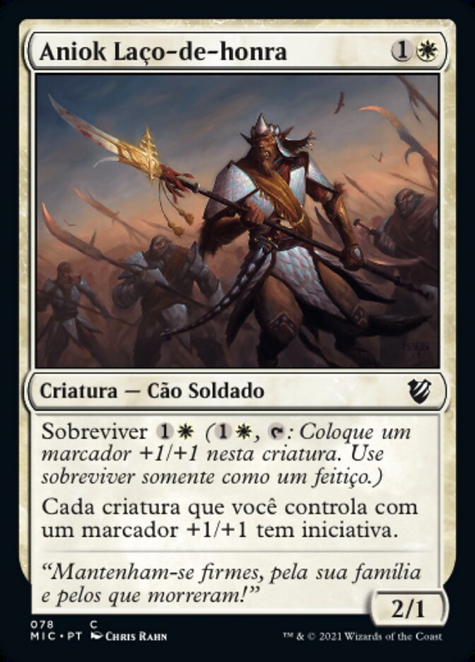Aniok Laço-de-honra - Midnight Hunt Commander