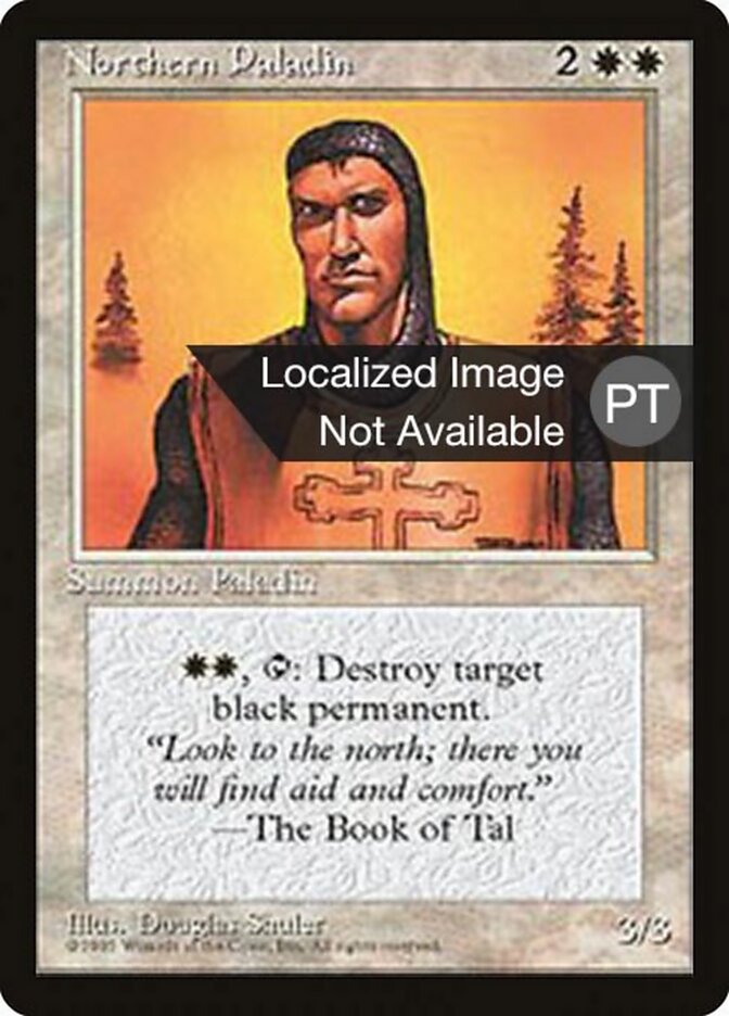 Paladino do Norte - Fourth Edition Foreign Black Border