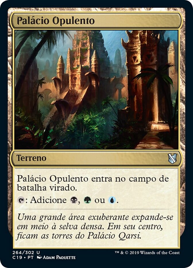 Palácio Opulento - Commander 2019