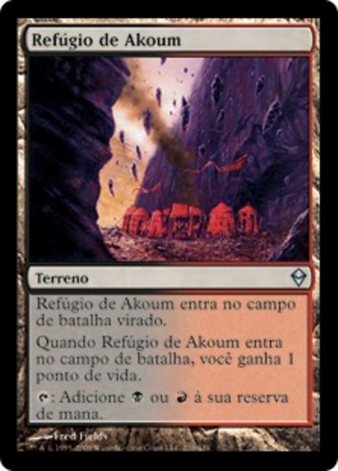 Refúgio de Akoum - Zendikar