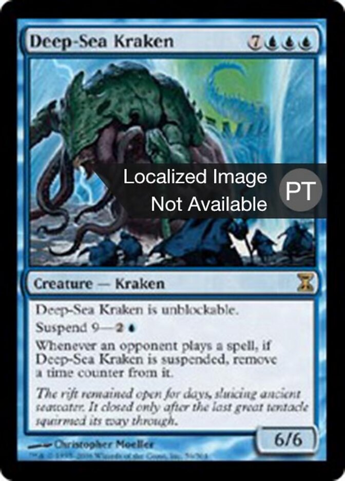 Kraken do Mar Profundo - Time Spiral