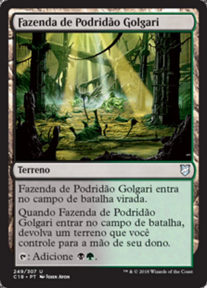 Fazenda de Podridão Golgari - Commander 2018