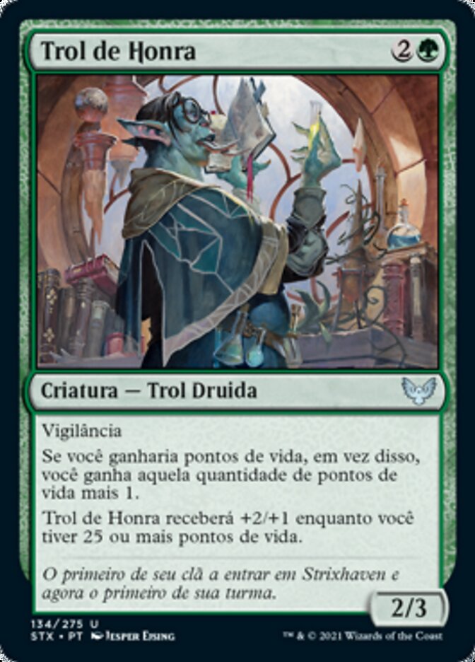 Trol de Honra - Strixhaven: School of Mages