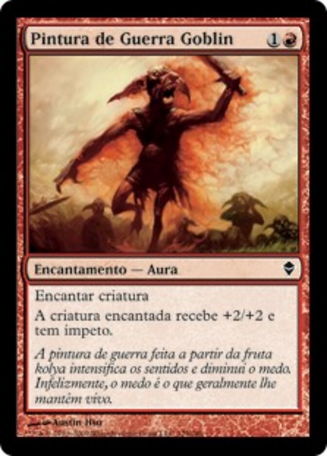 Pintura de Guerra Goblin - Zendikar