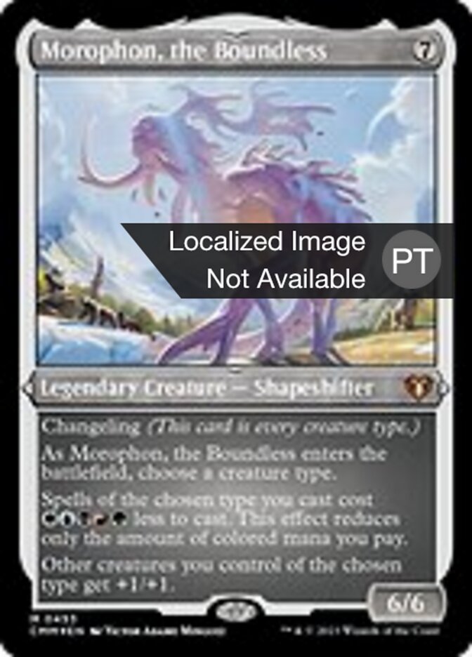 Morophon, o Irrestrito - Commander Masters