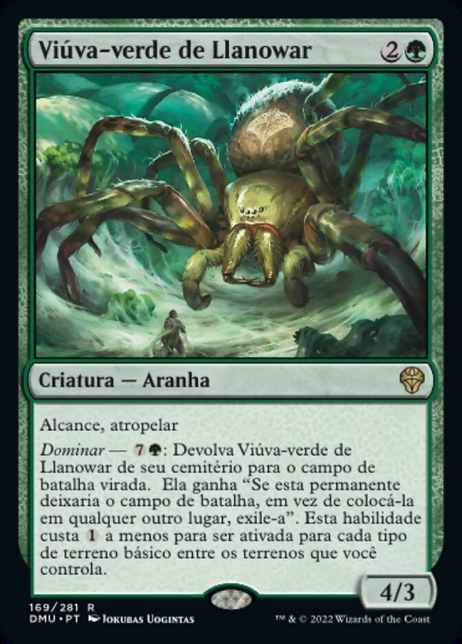 Viúva-verde de Llanowar - Dominaria United
