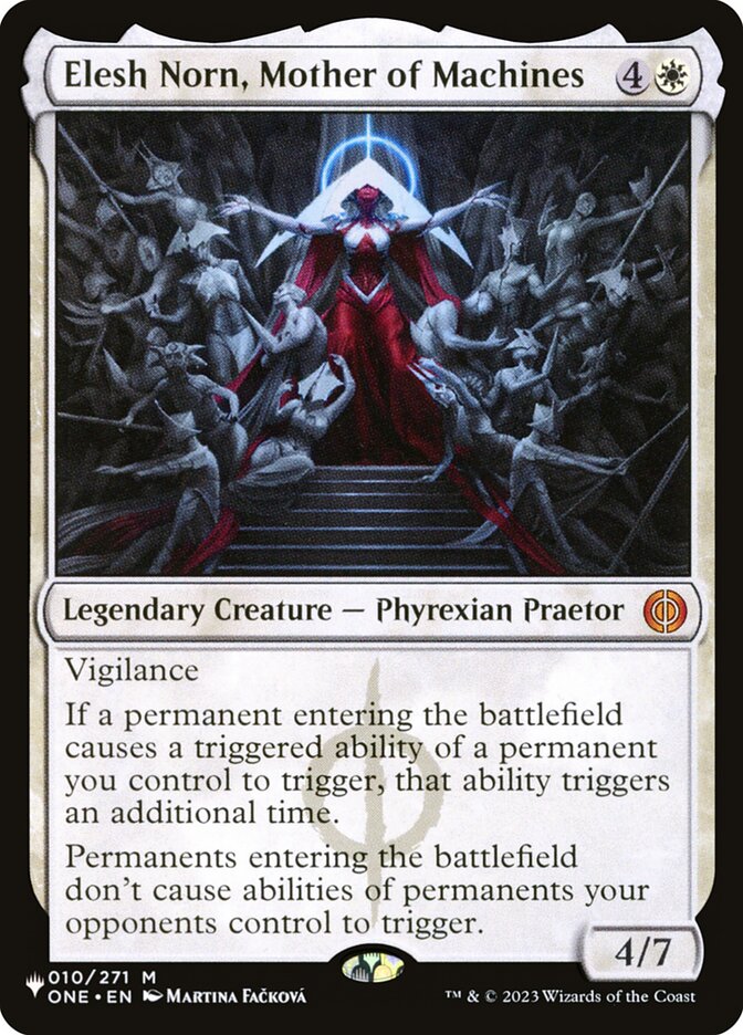 Elesh Norn, Mother of Machines - The List