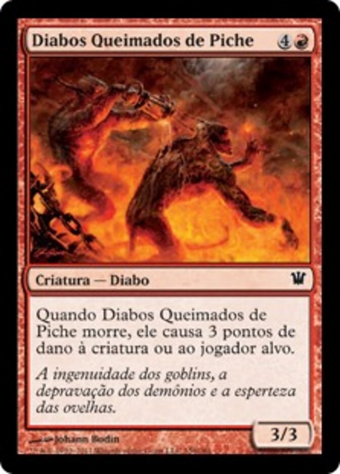 Diabos Queimados de Piche - Innistrad