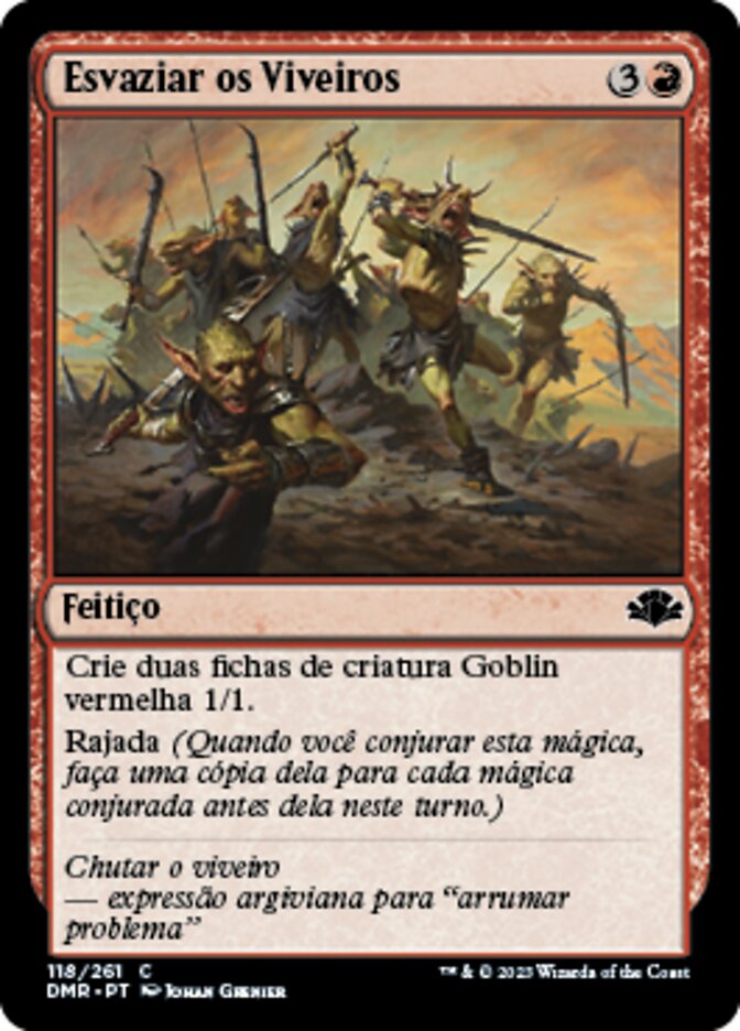 Esvaziar os Viveiros - Dominaria Remastered