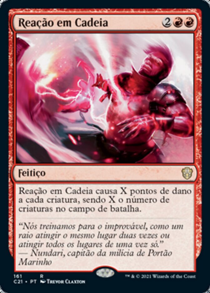 Reação em Cadeia - Commander 2021