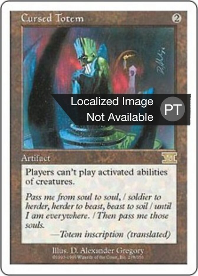 Totem Amaldiçoado - Classic Sixth Edition