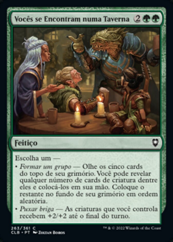 Vocês se Encontram numa Taverna - Commander Legends: Battle for Baldur's Gate