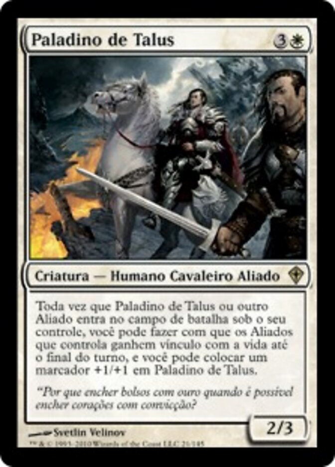 Paladino de Talus - Worldwake