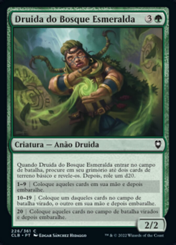 Druida do Bosque Esmeralda - Commander Legends: Battle for Baldur's Gate
