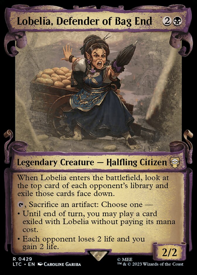 Lobelia, Defender of Bag End - Tales of Middle-earth Commander