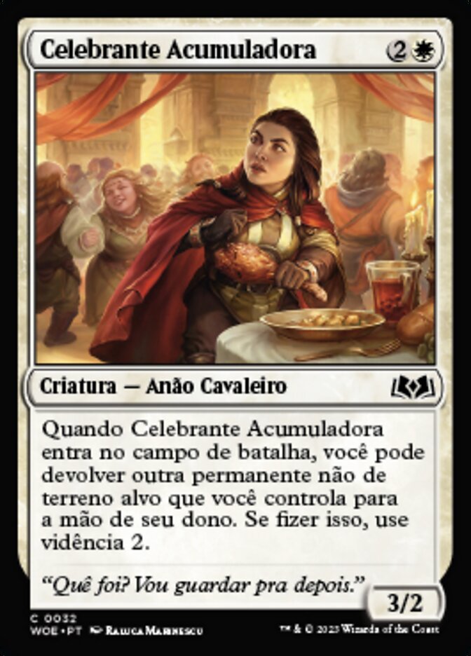 Celebrante Acumuladora - Wilds of Eldraine