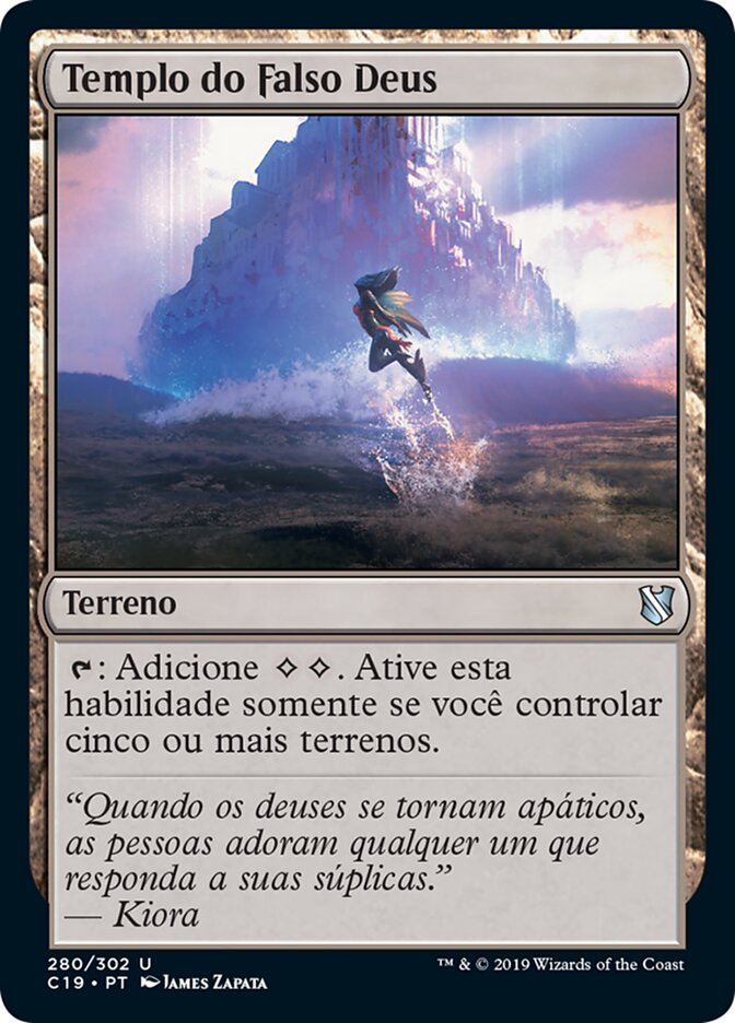 Templo do Falso Deus - Commander 2019