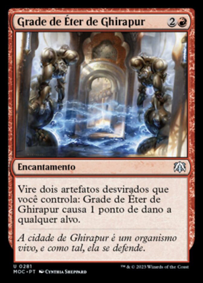 Grade de Éter de Ghirapur - March of the Machine Commander