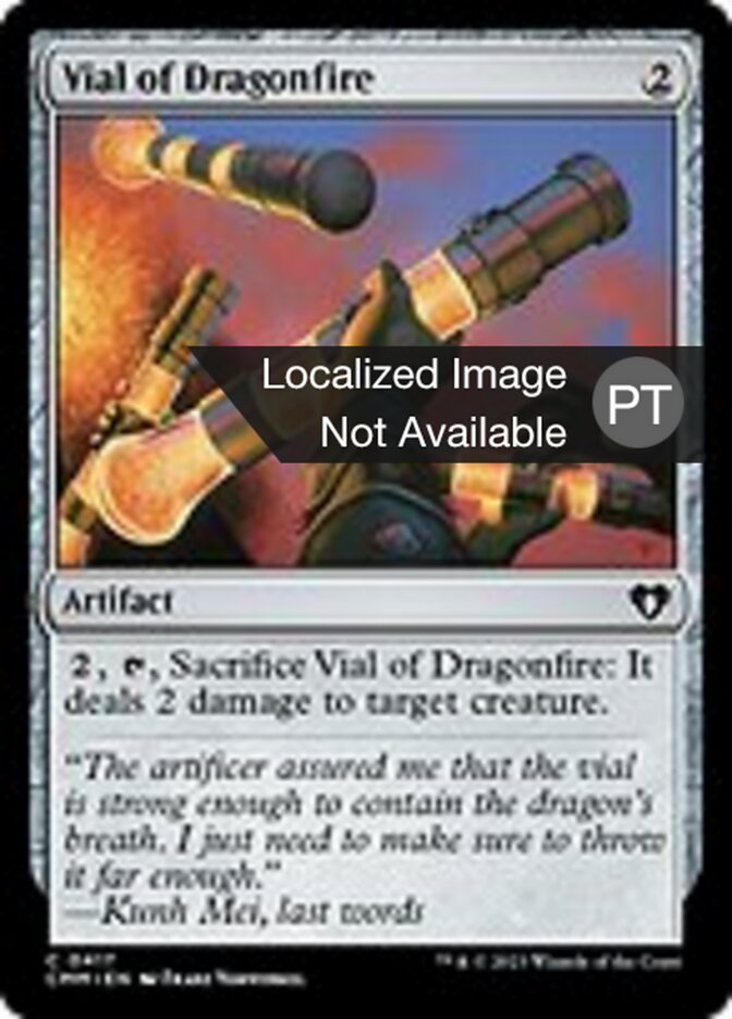 Frasco de Fogo Dragônico - Commander Masters
