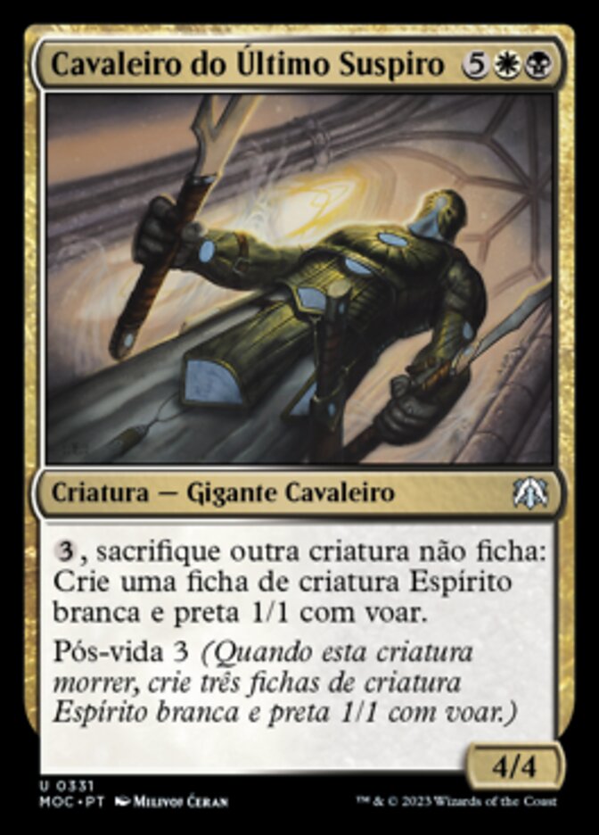 Cavaleiro do Último Suspiro - March of the Machine Commander