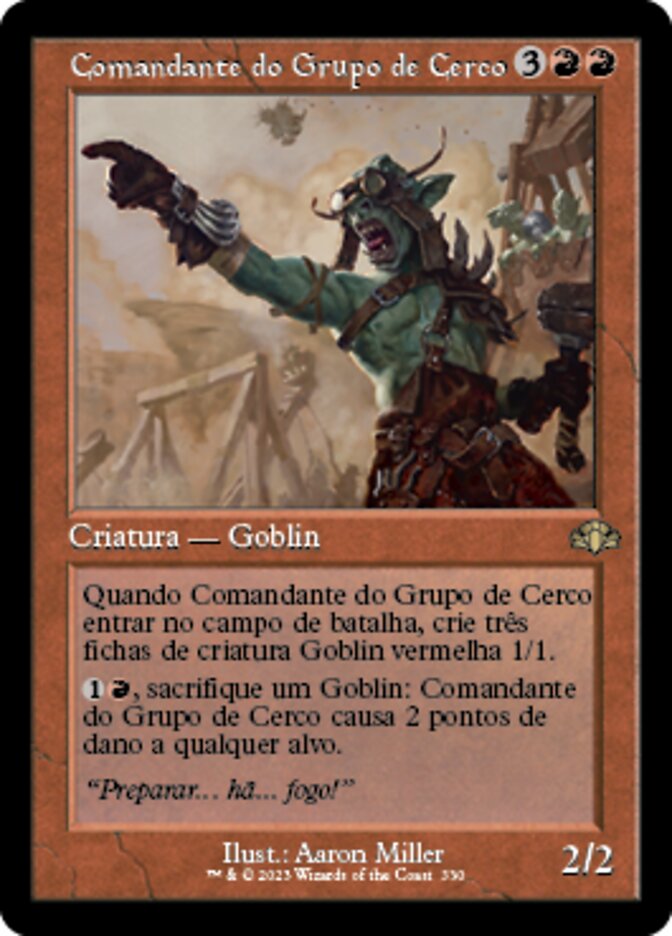 Comandante do Grupo de Cerco - Dominaria Remastered