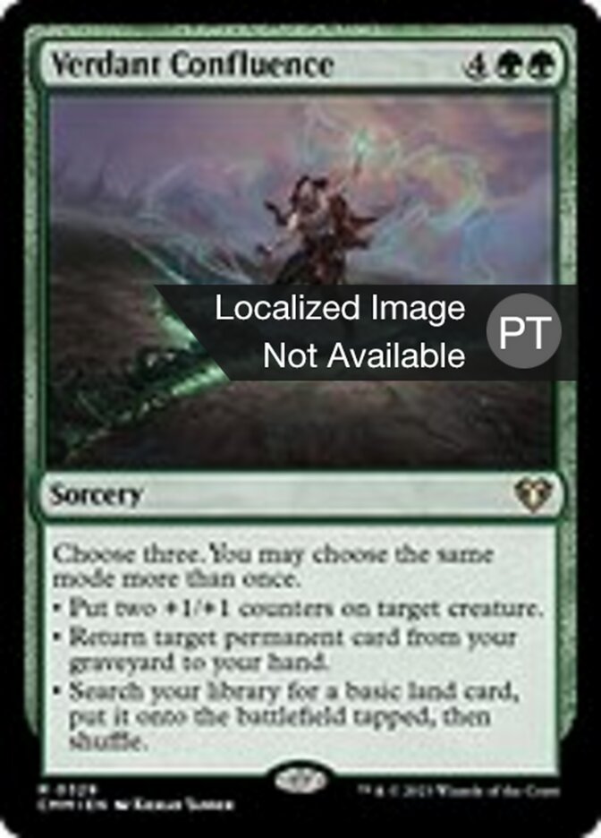 Confluência Verdejante - Commander Masters