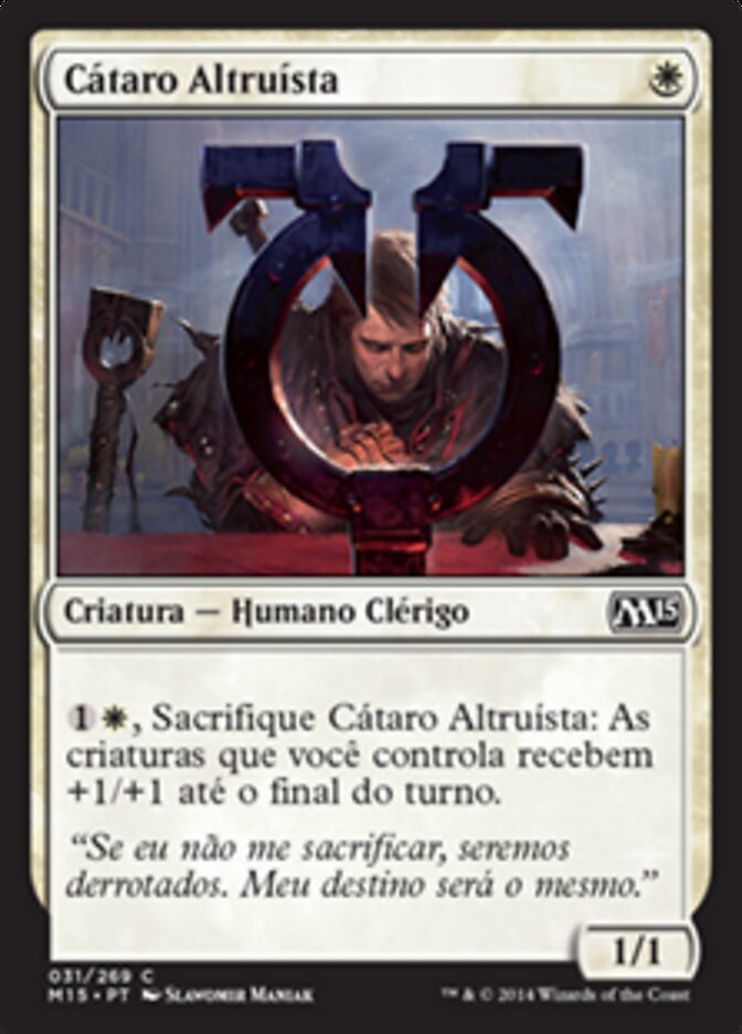 Cátaro Altruísta - Magic 2015