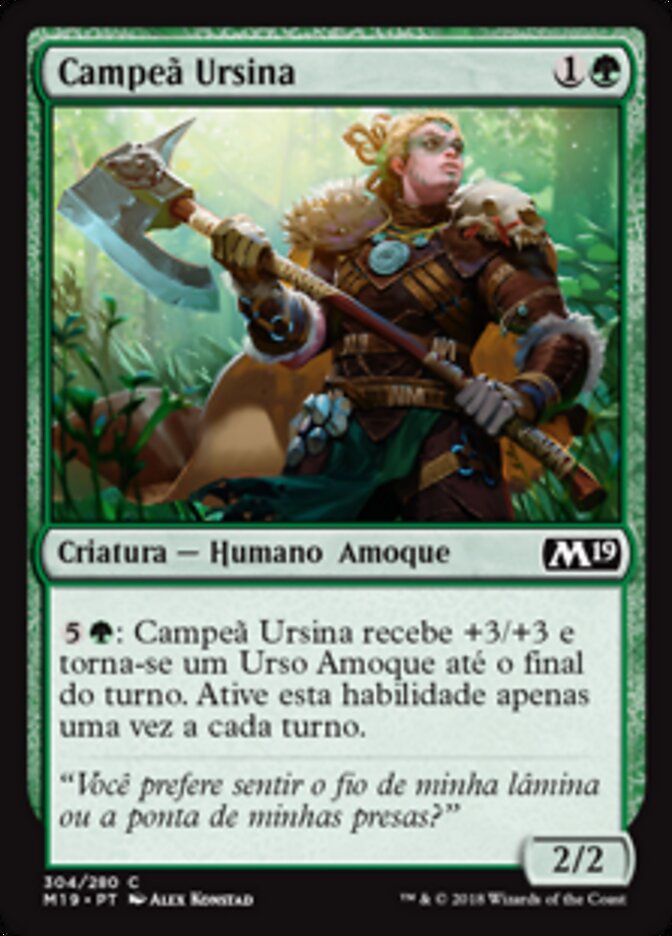 Campeã Ursina - Core Set 2019