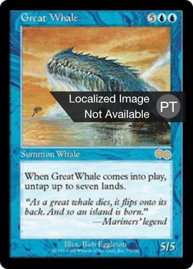 Baleia Açu - Urza's Saga
