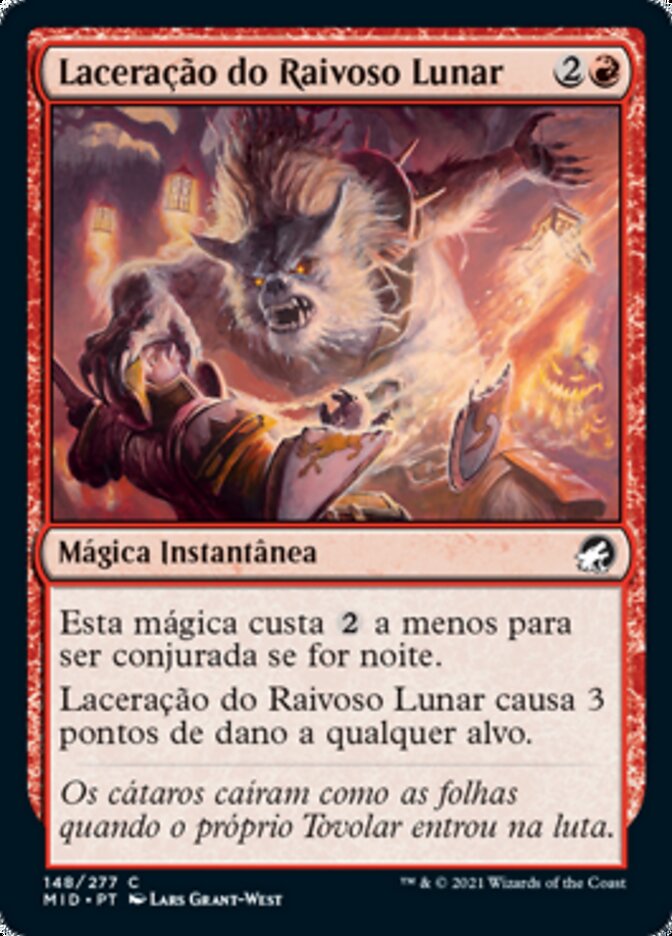 Laceração do Raivoso Lunar - Innistrad: Midnight Hunt