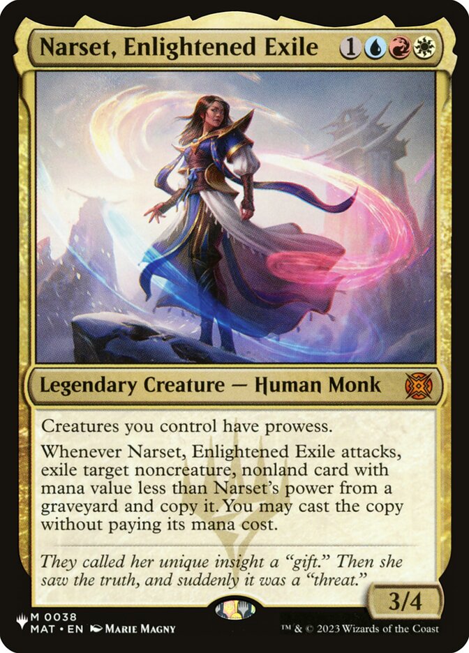 Narset, Enlightened Exile - The List