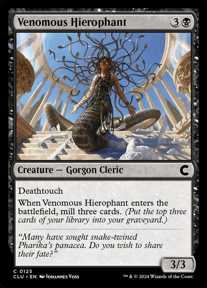 Venomous Hierophant - Ravnica: Clue Edition
