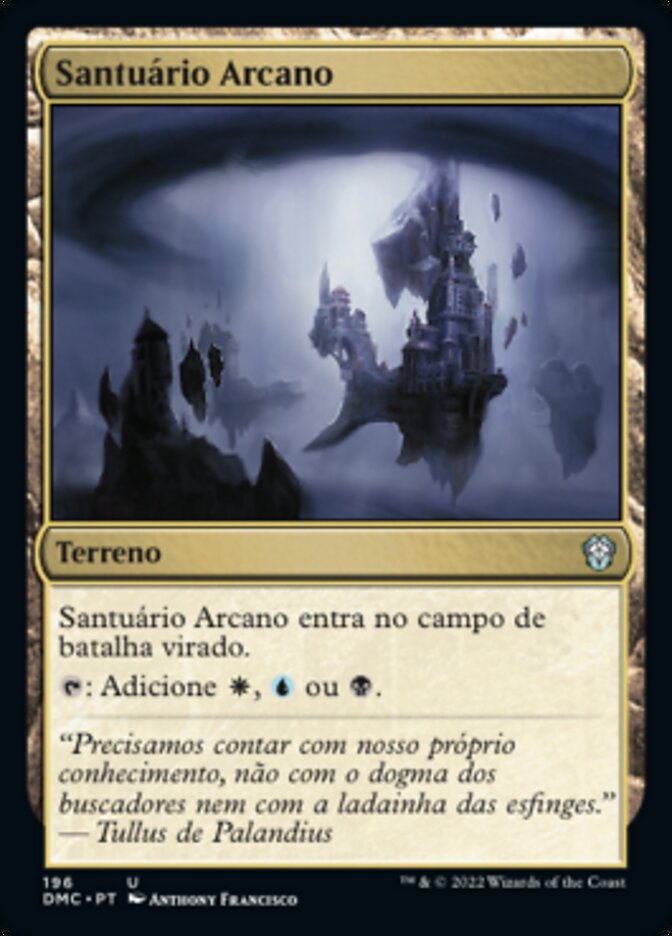 Santuário Arcano - Dominaria United Commander