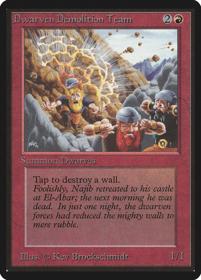 Dwarven Demolition Team - Limited Edition Beta