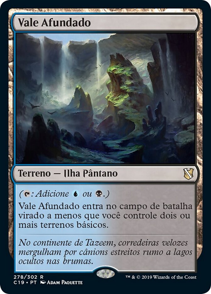 Vale Afundado - Commander 2019