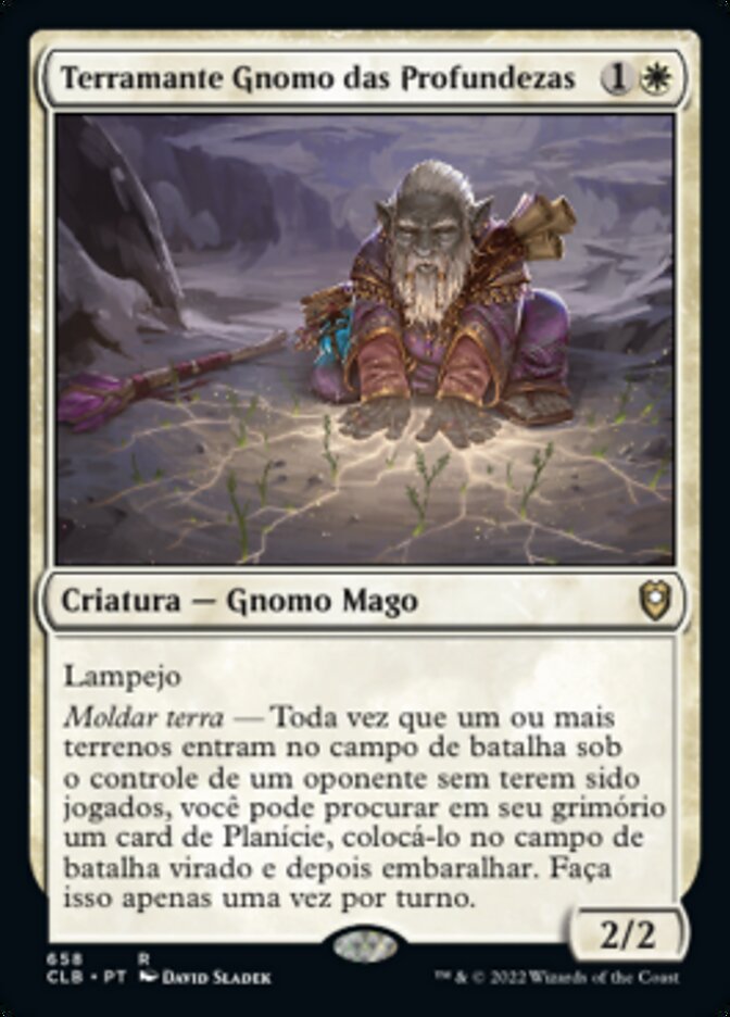 Terramante Gnomo das Profundezas - Commander Legends: Battle for Baldur's Gate