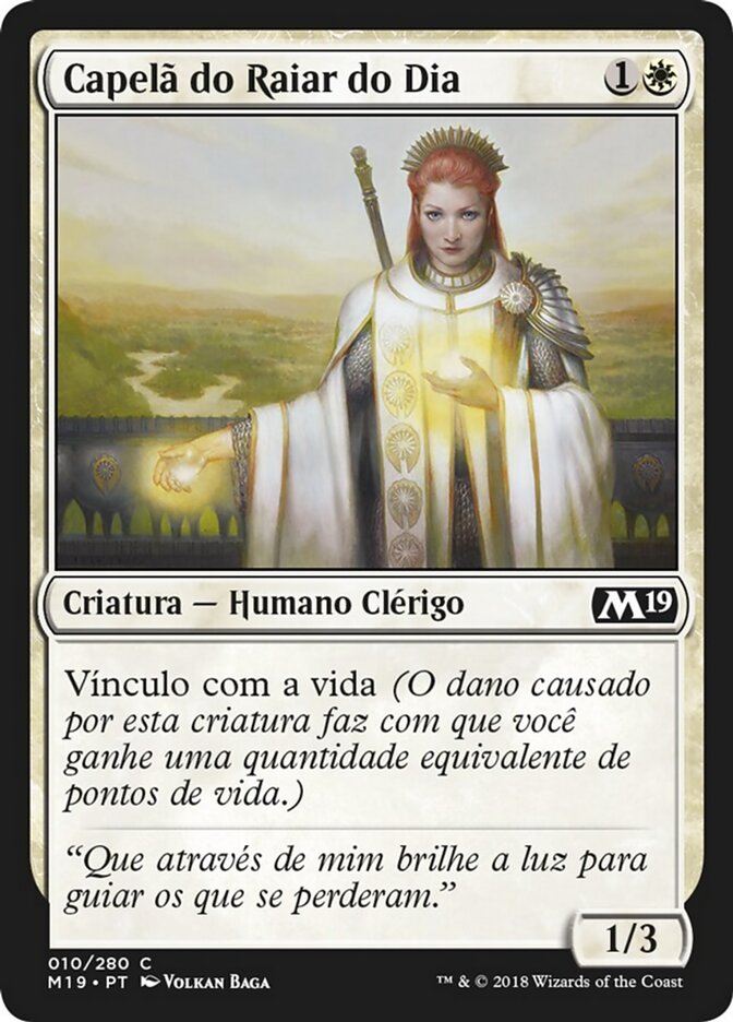 Capelã do Raiar do Dia - Core Set 2019