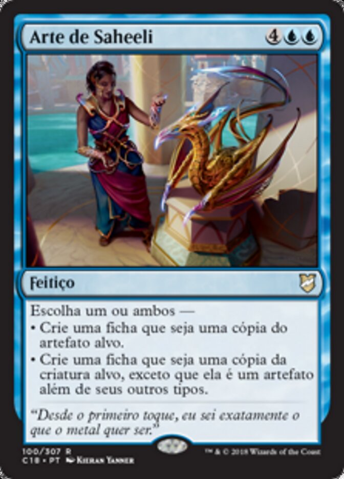 Arte de Saheeli - Commander 2018