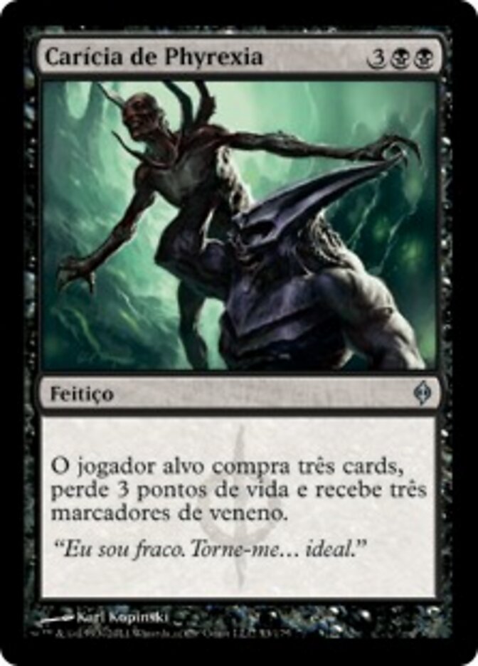 Carícia de Phyrexia - New Phyrexia